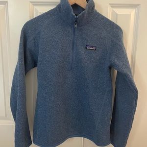 Ladies Blue Better Sweater Patagonia zipper pullover